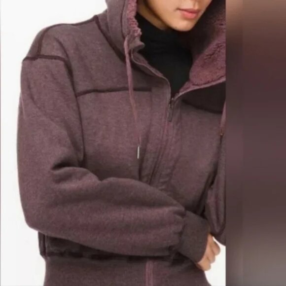 Lululemon Short Sweet And Sherpa Reversible Jacket Size XS - Picture 8 of 9